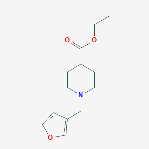 Ethyl 1-(furan-3-ylmethyl)piperidine-4-carboxylate