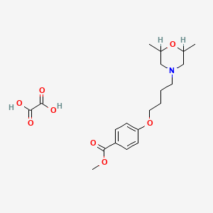 methyl 4-[4-(2,6-dimethyl-4-morpholinyl)butoxy]benzoate oxalate