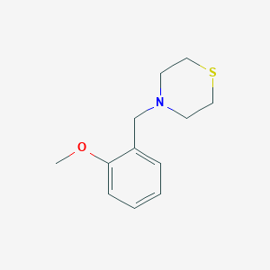 molecular formula C12H17NOS B404419 4-(2-Methoxybenzyl)thiomorpholine 