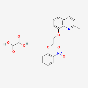 2-methyl-8-[2-(4-methyl-2-nitrophenoxy)ethoxy]quinoline oxalate