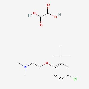 [2-(2-tert-butyl-4-chlorophenoxy)ethyl]dimethylamine oxalate