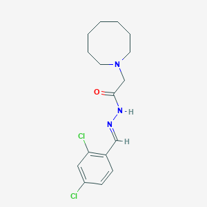 molecular formula C16H21Cl2N3O B404429 2-(1-azocanyl)-N'-(2,4-dichlorobenzylidene)acetohydrazide 