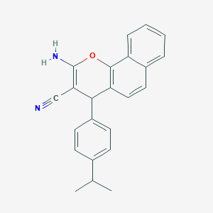2-Amino-4-(4-isopropyl-phenyl)-4H-benzo[h]chromene-3-carbonitrile