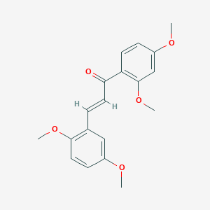 (2E)-1-(2,4-dimethoxyphenyl)-3-(2,5-dimethoxyphenyl)prop-2-en-1-one