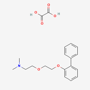 {2-[2-(2-biphenylyloxy)ethoxy]ethyl}dimethylamine oxalate