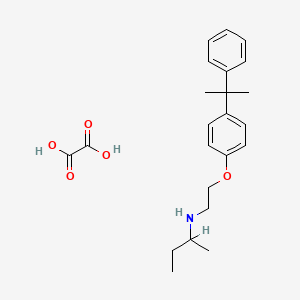 molecular formula C23H31NO5 B4044472 N-{2-[4-(1-甲基-1-苯乙基)苯氧基]乙基}-2-丁胺草酸盐 