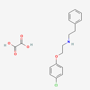 [2-(4-chlorophenoxy)ethyl](2-phenylethyl)amine oxalate