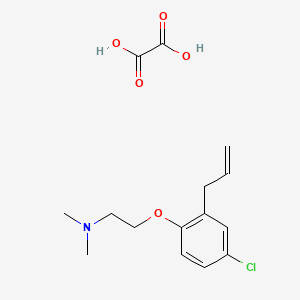 molecular formula C15H20ClNO5 B4044533 [2-(2-allyl-4-chlorophenoxy)ethyl]dimethylamine oxalate 