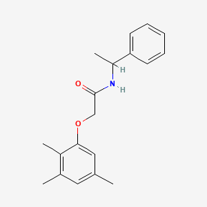 N-(1-phenylethyl)-2-(2,3,5-trimethylphenoxy)acetamide