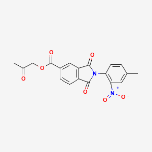 2-oxopropyl 2-(4-methyl-2-nitrophenyl)-1,3-dioxo-5-isoindolinecarboxylate