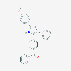 (4-{2-[4-(methyloxy)phenyl]-5-phenyl-1H-imidazol-4-yl}phenyl)(phenyl)methanone