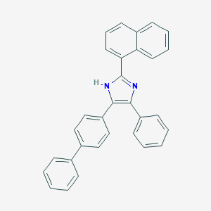 4-[1,1'-biphenyl]-4-yl-2-(1-naphthyl)-5-phenyl-1H-imidazole