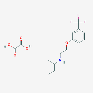 oxalic acid;N-[2-[3-(trifluoromethyl)phenoxy]ethyl]butan-2-amine