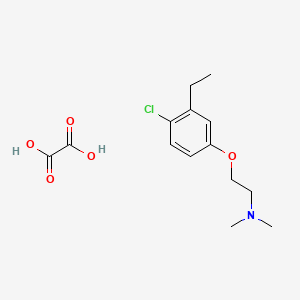 molecular formula C14H20ClNO5 B4044627 [2-(4-chloro-3-ethylphenoxy)ethyl]dimethylamine oxalate 