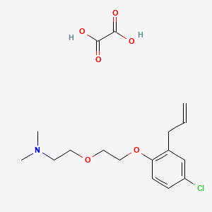 molecular formula C17H24ClNO6 B4044667 {2-[2-(2-allyl-4-chlorophenoxy)ethoxy]ethyl}dimethylamine oxalate 