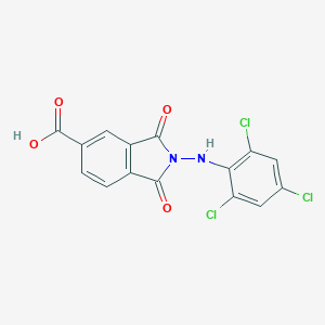 1,3-dioxo-2-[(2,4,6-trichlorophenyl)amino]-2,3-dihydro-1H-isoindole-5-carboxylic acid