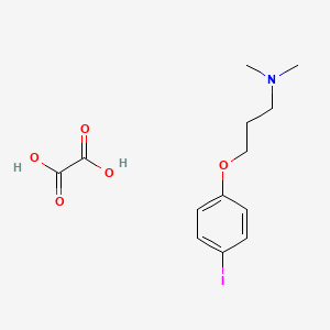 molecular formula C13H18INO5 B4044748 3-(4-iodophenoxy)-N,N-dimethylpropan-1-amine;oxalic acid 