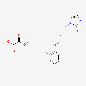 molecular formula C18H24N2O5 B4044839 1-[4-(2,4-dimethylphenoxy)butyl]-2-methyl-1H-imidazole oxalate 