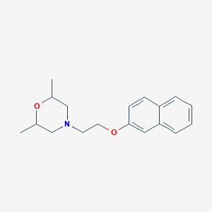 2,6-Dimethyl-4-(2-naphthalen-2-yloxyethyl)morpholine