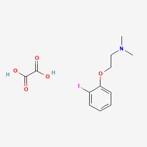 molecular formula C12H16INO5 B4044865 [2-(2-碘苯氧基)乙基]二甲胺草酸盐 