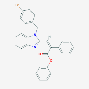 phenyl 3-[1-(4-bromobenzyl)-1H-benzimidazol-2-yl]-2-phenylacrylate