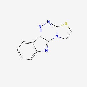 molecular formula C11H8N4S B4045048 1,2-二氢[1,3]噻唑并[2',3':3,4][1,2,4]三嗪并[5,6-b]吲哚 