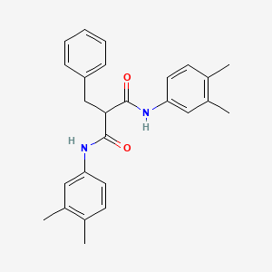 molecular formula C26H28N2O2 B4045069 2-苄基-N,N'-双(3,4-二甲苯基)丙二酰胺 