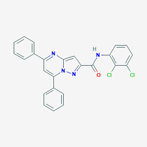 N-(2,3-dichlorophenyl)-5,7-diphenylpyrazolo[1,5-a]pyrimidine-2-carboxamide