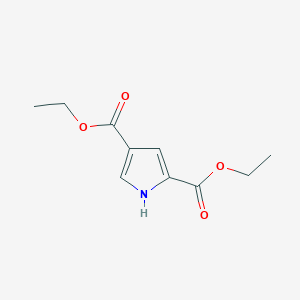molecular formula C10H13NO4 B040452 1H-吡咯-2,4-二羧酸二乙酯 CAS No. 55942-40-0