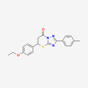 5-(4-ethoxyphenyl)-2-(4-methylphenyl)-5,6-dihydro-7H-[1,2,4]triazolo[5,1-b][1,3]thiazin-7-one