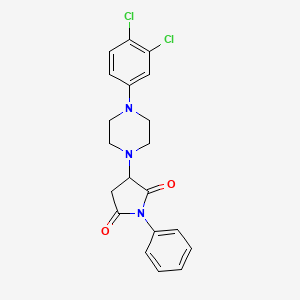 3-[4-(3,4-Dichlorophenyl)piperazin-1-yl]-1-phenylpyrrolidine-2,5-dione