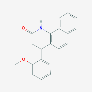 4-(2-methoxyphenyl)-3,4-dihydrobenzo[h]quinolin-2(1H)-one