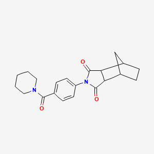 2-[4-(piperidin-1-ylcarbonyl)phenyl]hexahydro-1H-4,7-methanoisoindole-1,3(2H)-dione