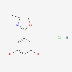 2-(3,5-dimethoxyphenyl)-4,4-dimethyl-5H-1,3-oxazole;hydrochloride