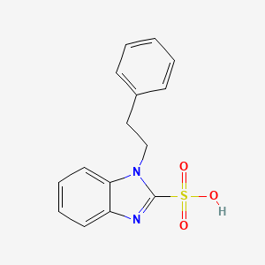 molecular formula C15H14N2O3S B4045818 1-Phenethyl-1H-benzoimidazole-2-sulfonic acid 