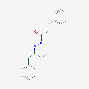 molecular formula C19H22N2O B404582 N'-(1-benzylpropylidene)-3-phenylpropanohydrazide 