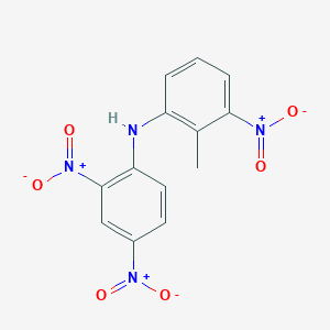 molecular formula C13H10N4O6 B404594 N-(2,4-dinitrophenyl)-2-methyl-3-nitroaniline 