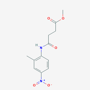Methyl 4-[(2-methyl-4-nitrophenyl)amino]-4-oxobutanoate