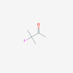 molecular formula C5H9IO B040460 2-Butanone, 3-iodo-3-methyl- CAS No. 113613-35-7