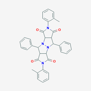 4,11-Bis(2-methylphenyl)-7,14-diphenyl-1,4,8,11-tetrazatetracyclo[6.6.0.02,6.09,13]tetradecane-3,5,10,12-tetrone