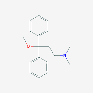 molecular formula C18H23NO B404614 3-methoxy-N,N-dimethyl-3,3-diphenylpropan-1-amine CAS No. 16815-84-2