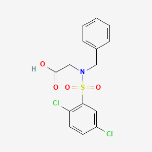 N-benzyl-N-[(2,5-dichlorophenyl)sulfonyl]glycine