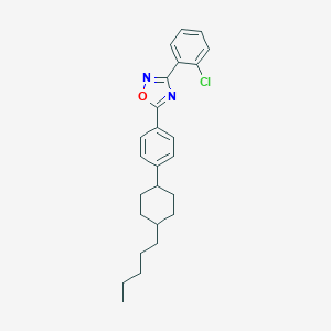 molecular formula C25H29ClN2O B404624 3-(2-Chlorophenyl)-5-[4-(4-pentylcyclohexyl)phenyl]-1,2,4-oxadiazole 