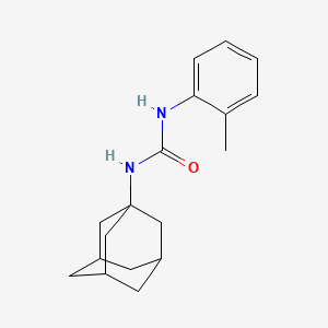 molecular formula C18H24N2O B4046246 1-(1-Adamantyl)-3-(2-methylphenyl)urea 