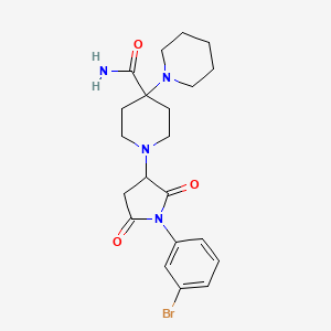 1'-[1-(3-Bromophenyl)-2,5-dioxopyrrolidin-3-yl]-1,4'-bipiperidine-4'-carboxamide