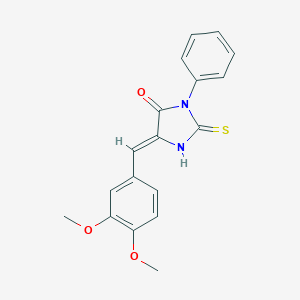 5-(3,4-Dimethoxybenzylidene)-3-phenyl-2-thioxo-4-imidazolidinone