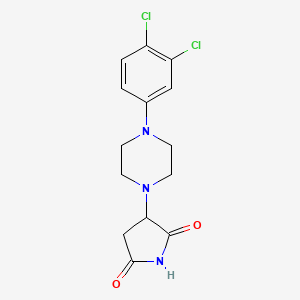 3-[4-(3,4-dichlorophenyl)-1-piperazinyl]-2,5-pyrrolidinedione