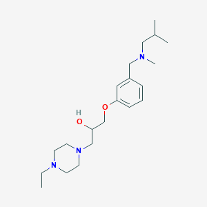 1-(4-ethyl-1-piperazinyl)-3-(3-{[isobutyl(methyl)amino]methyl}phenoxy)-2-propanol