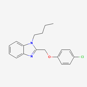 1-BUTYL-2-[(4-CHLOROPHENOXY)METHYL]-1H-1,3-BENZODIAZOLE