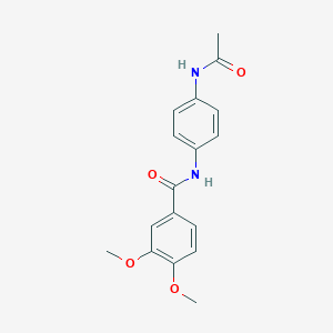 N-[4-(acetylamino)phenyl]-3,4-dimethoxybenzamide